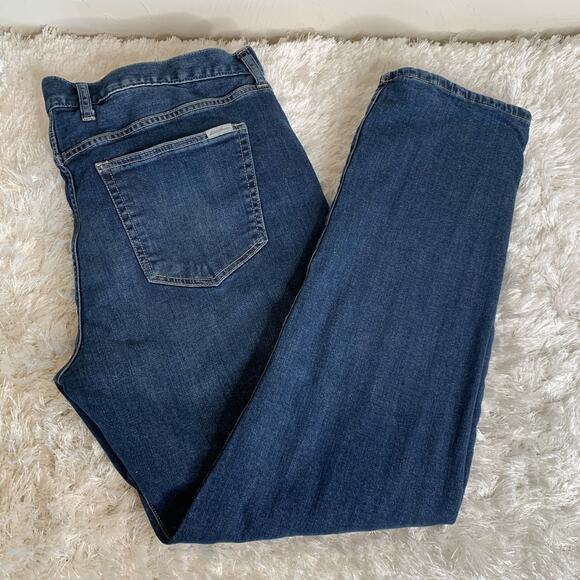 Eddie Bauer Boyfriend Flannel Lined Jeans Sz 16 - Picture 1 of 10